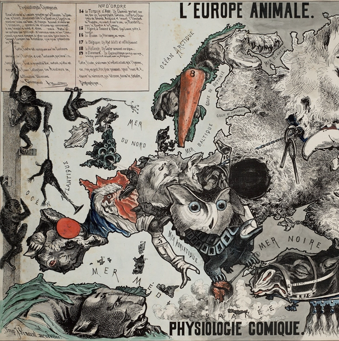 L'Europe animale : physiologie comique - André Belloguet, 1882