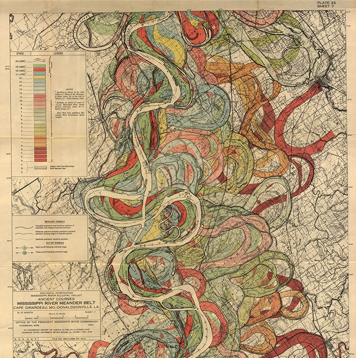 Mississipi - Harold Fisk, 1944