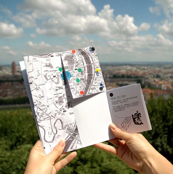 My Way, carte de Lyon à personnaliser - Julie Michel, 2012