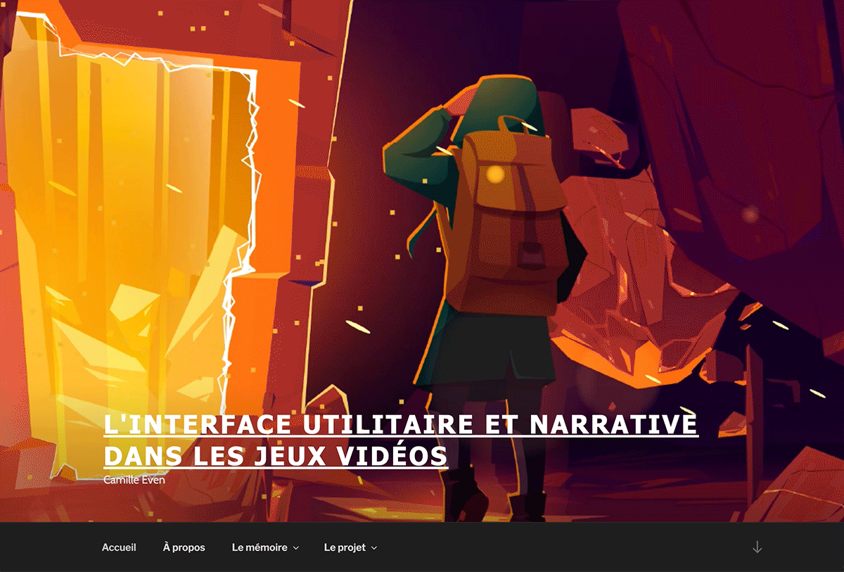 le projet et l'article en ligne de camille even