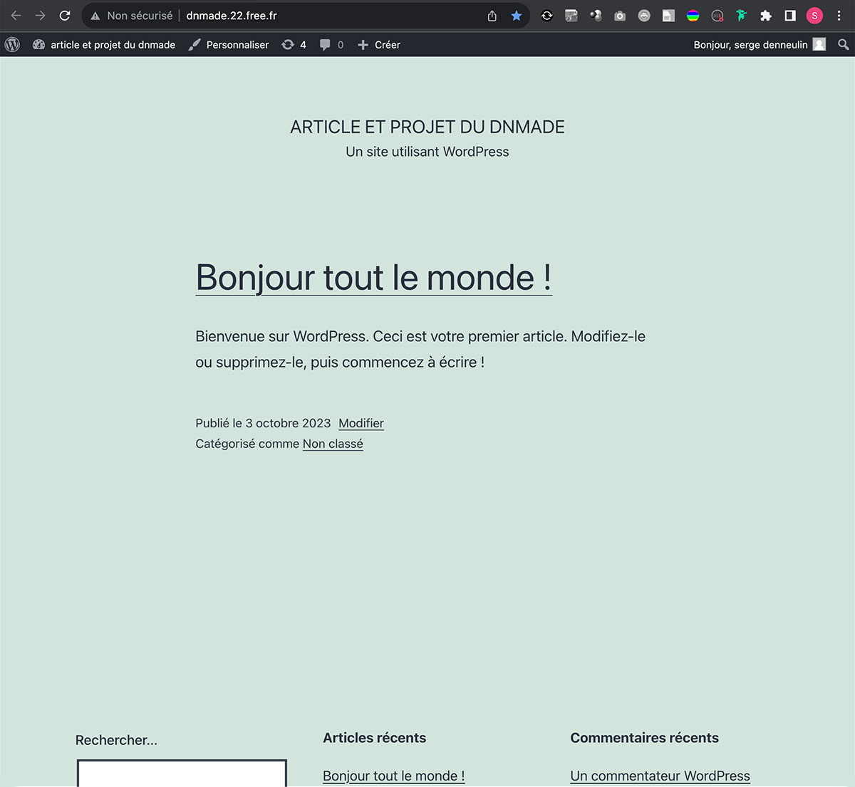 WordPress, présentation du thème Twenty Twenty-One