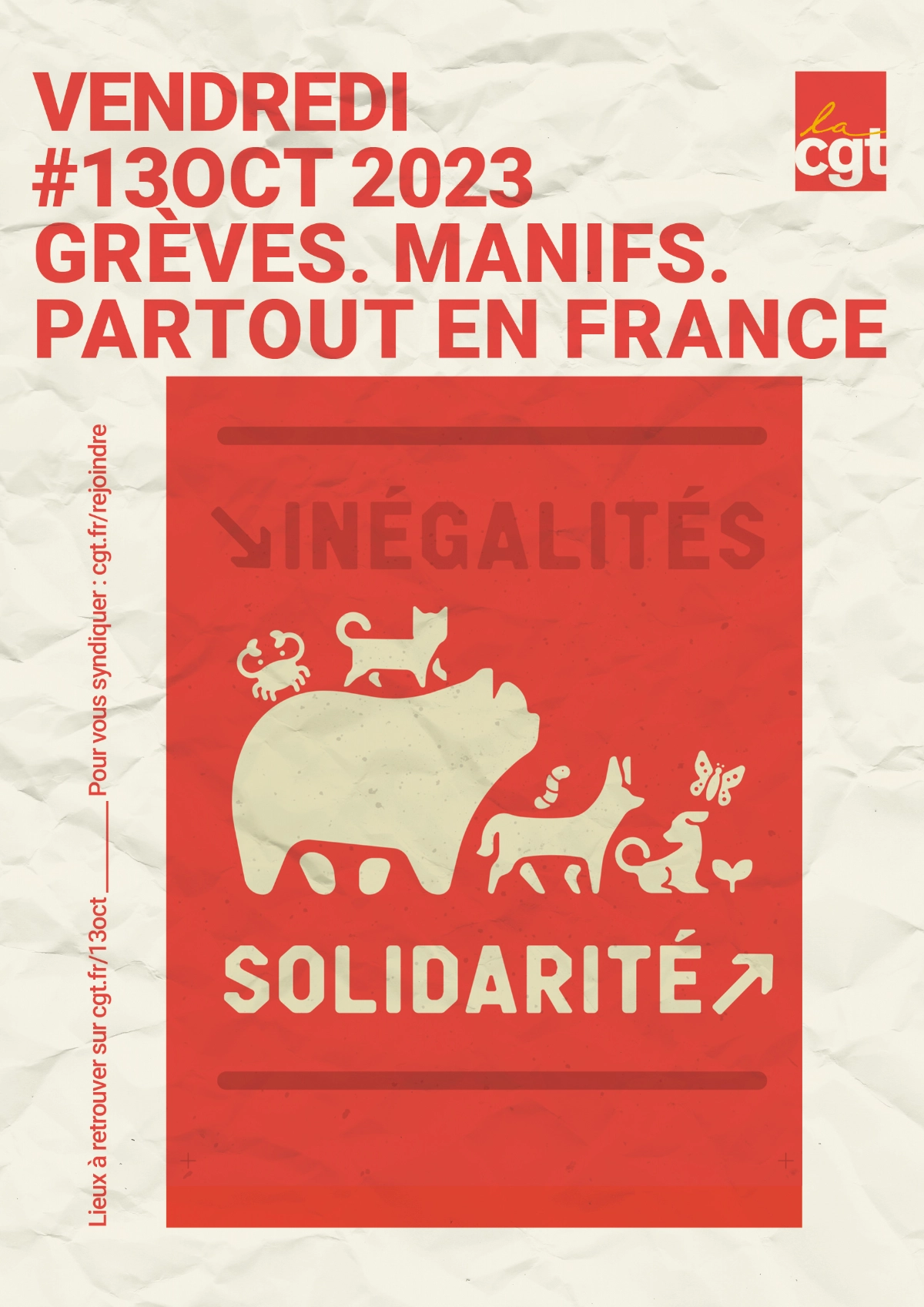 affiche de la journée de manifestation prolétarienne réalisée en 1920
