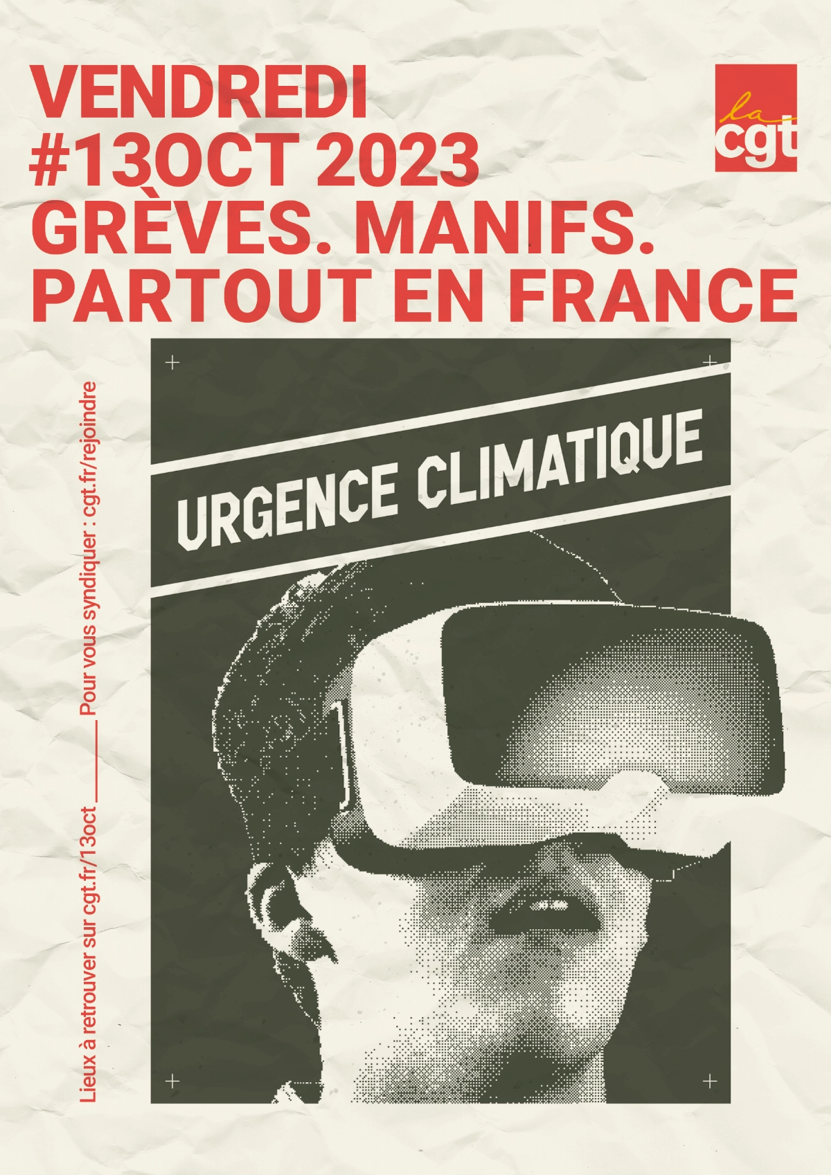 affiche de la journée de manifestation prolétarienne réalisée en 1920