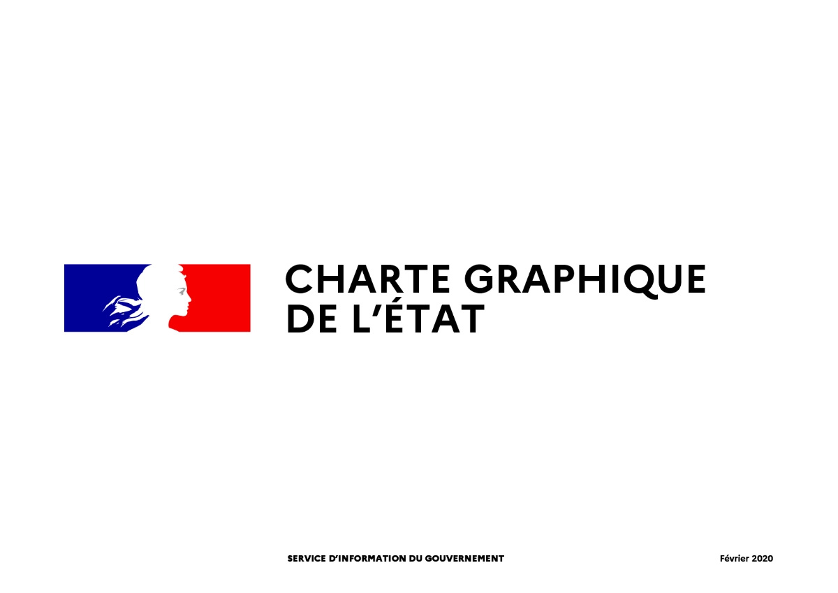 la charte graphique de l'état français