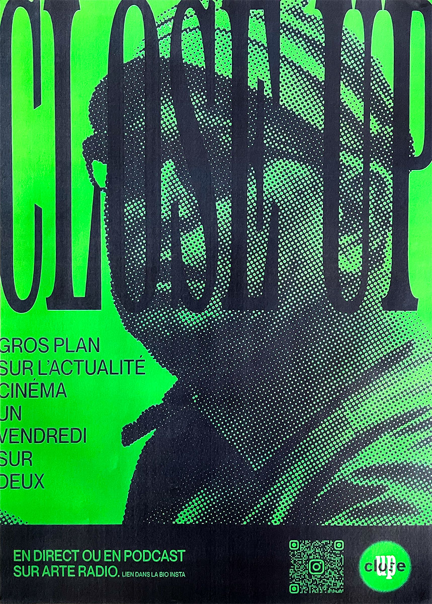 l'affiche du podcast CLOSE UP