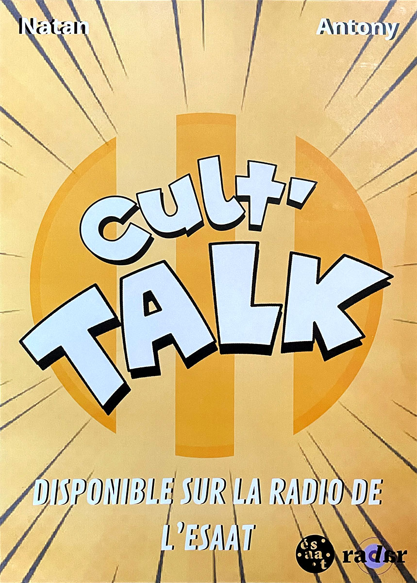 l'affiche du podcast cult'TALK