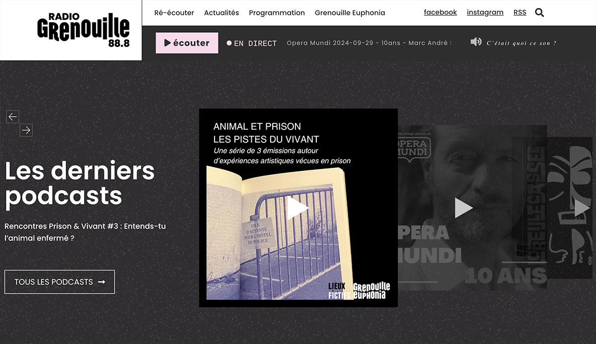 la webradio Grenouille