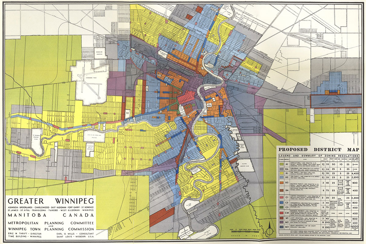 un exemple de zoning géographique