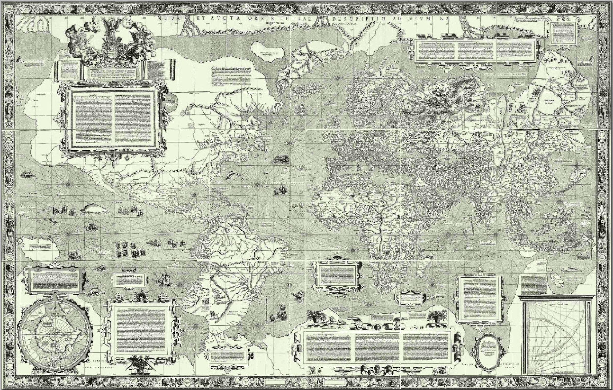 le planisphère de gérard mercator, 1569